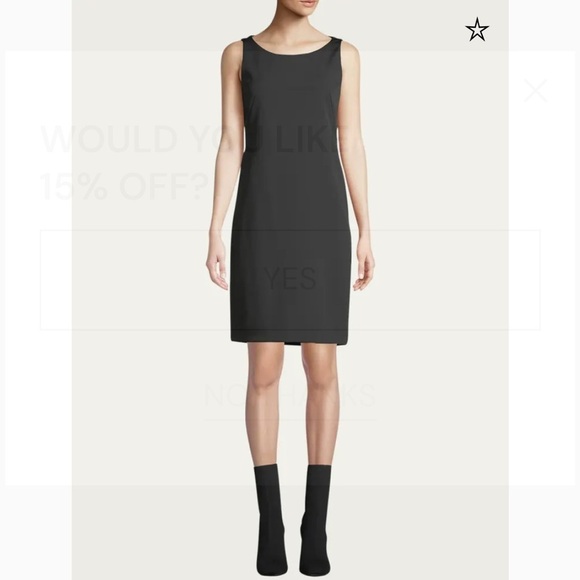 Akris Minimalistic Silk Sheath Business Mini Dress - Picture 1 of 9